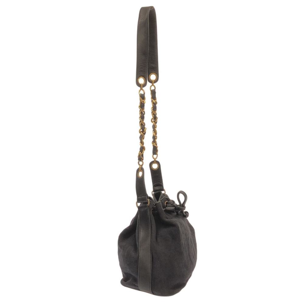 Chanel Black Drawstring Bag